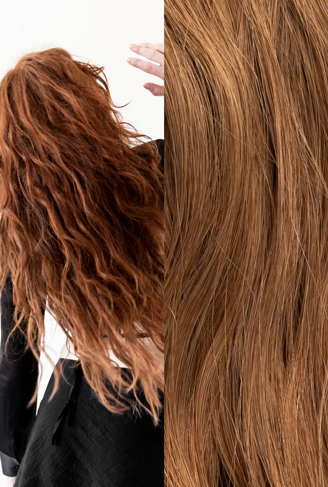 Waved Hand Tied Weft #33 (Copper Penny)